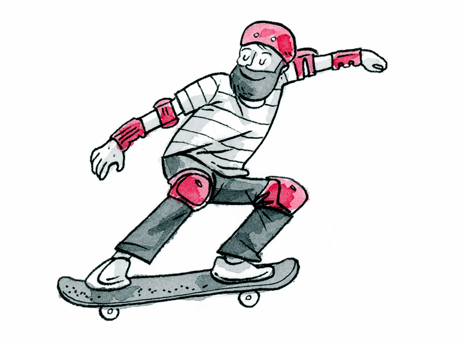 Skateboarding Into Middle Age